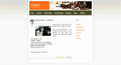 Desktop Screenshot of casareposoelrosario.cl